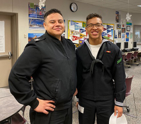 IMAGE NavyJOIN Student and recruiter