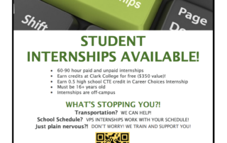 Student internships available