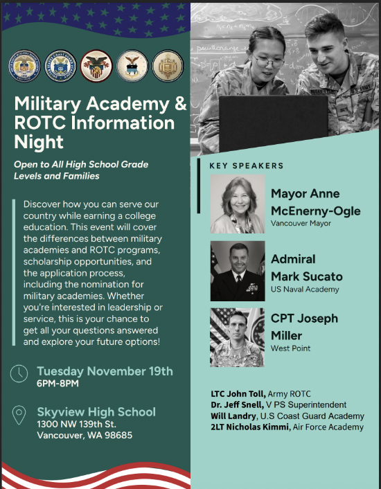 Military Academy & ROTC Information Night