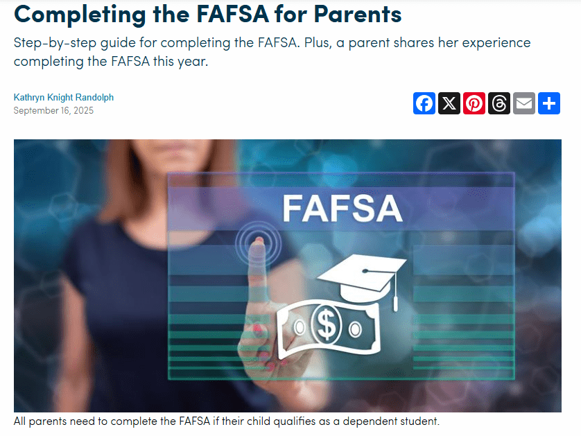 The FAFSA Opens October 1st! Get Your Questions Answered.