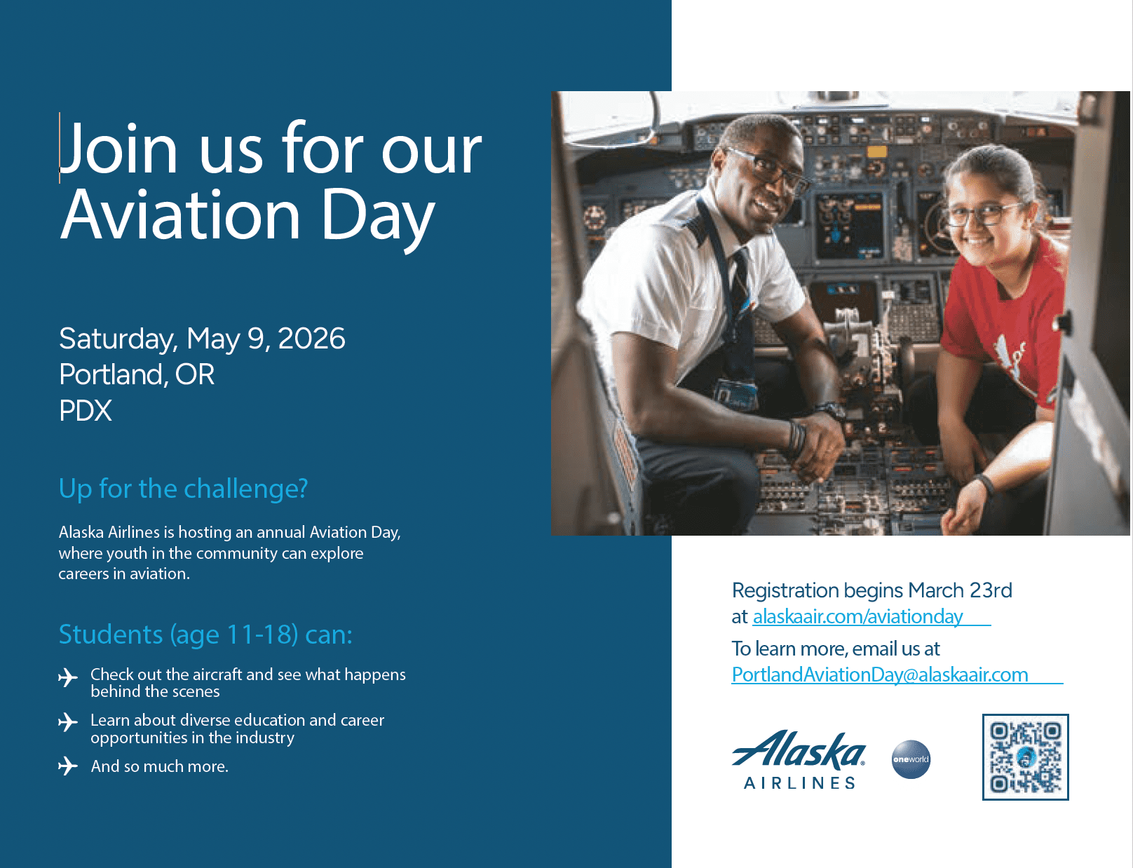 Portland Aviation Day Registration is OPEN!